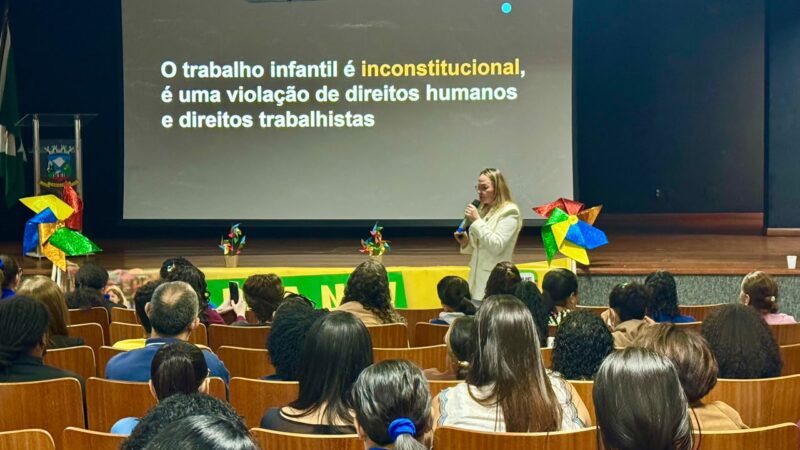 Trabalho infantil é tema de formação voltada à proteção de crianças e adolescentes