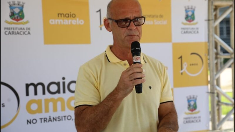 Campanha Maio Amarelo é lançada com o objetivo de conscientizar sobre a segurança no trânsito