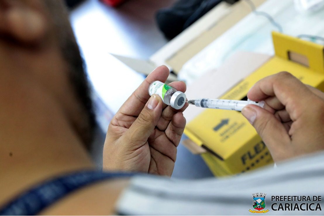 Vacinação contra Covid-19 e gripe acontece sem agendamento em 27 locais de Cariacica