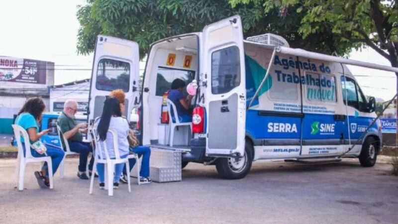 Central Carapina recebe agência móvel do trabalhador da Serra durante o Mês do Trabalhador