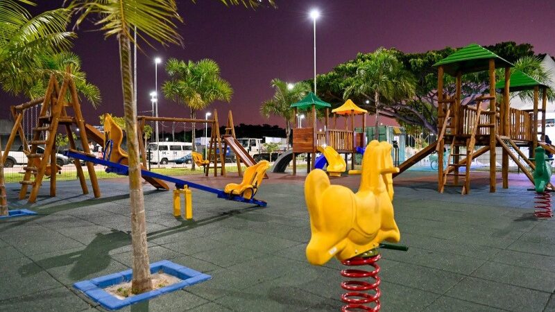 Novo Parque Kids é instalado na Praça do Hi-Fi, proporcionando mais opções de lazer e diversão