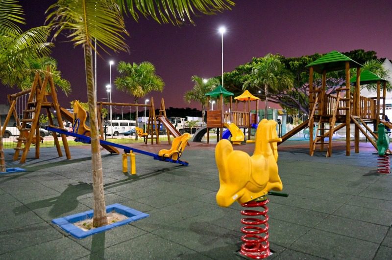 Novo Parque Kids é instalado na Praça do Hi-Fi, proporcionando mais opções de lazer e diversão