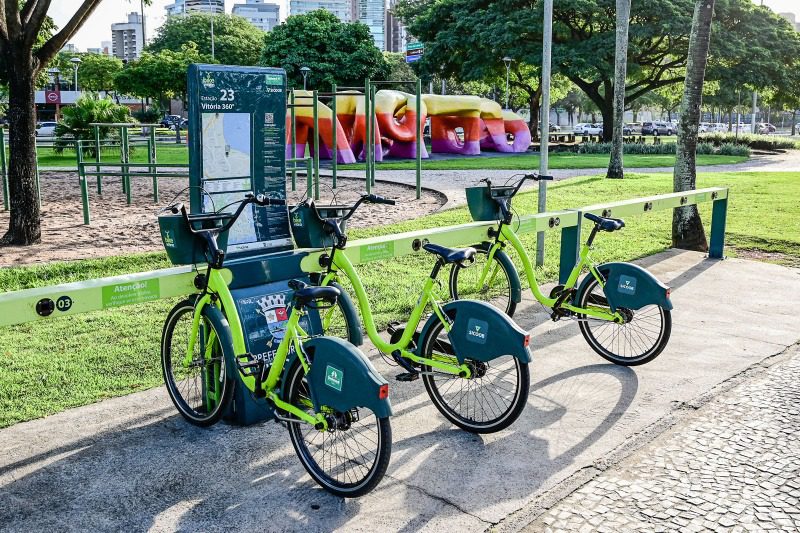 Ampliação do Bike Vitória: usuários têm à disposição 25 novas posições de devolução em cinco estações