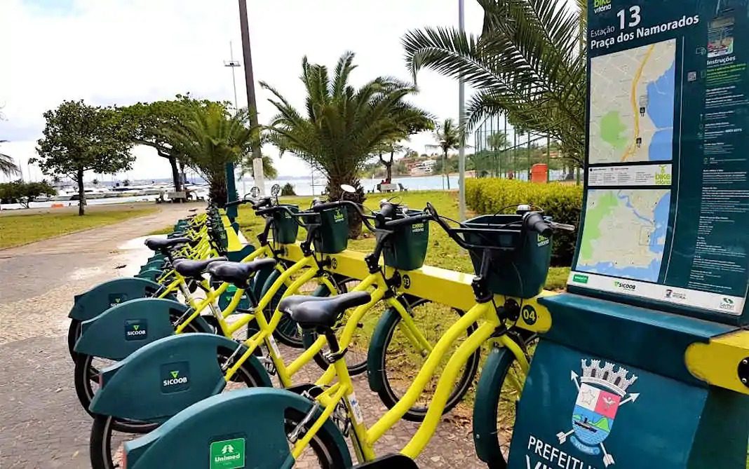Mobilidade Ciclística em Ascensão: Bike Vitória chega a 37 estações com inauguração em Santa Luiza