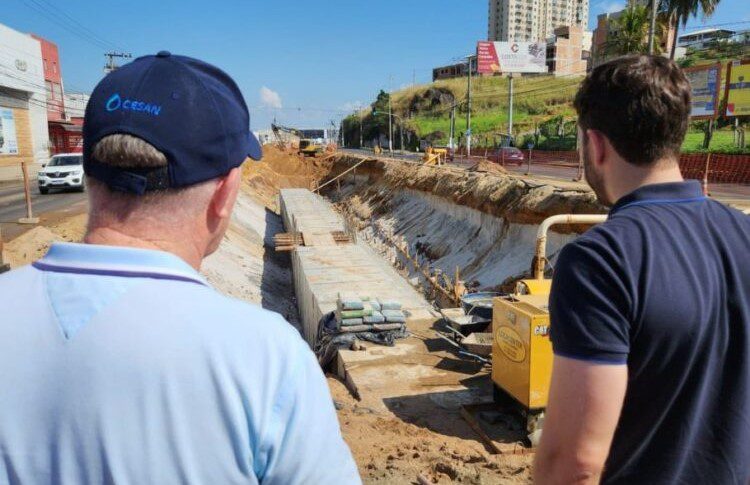 Vila Velha registra sucesso na conclusão de 40% das obras de prevenção a alagamentos