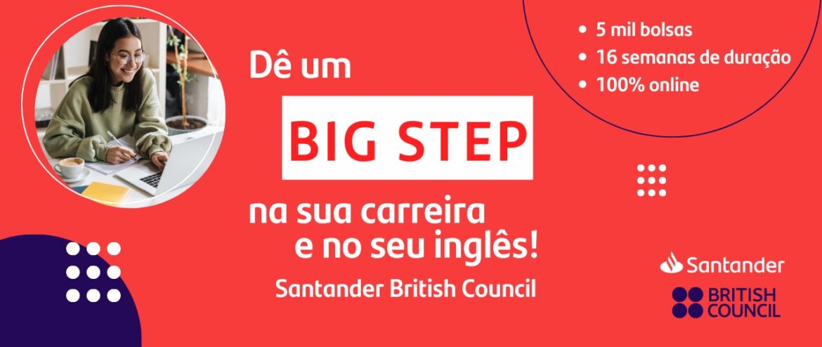 Santander e British Council Anunciam 5 Mil Bolsas de Estudo para Aprender Inglês Online