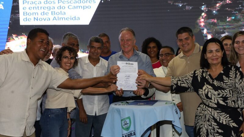 Governo do Estado inaugura obras de ampliação do Esgotamento Sanitário de Viana