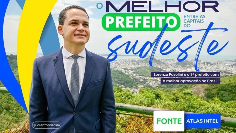 Prefeito de Vitória, Lorenzo Pazolini, Lidera Aprovação no Sudeste. Descubra Como!