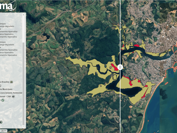 GEOIEMA: plataforma traz atualizações com dados sobre manguezais no Espírito Santo e novas ferramentas