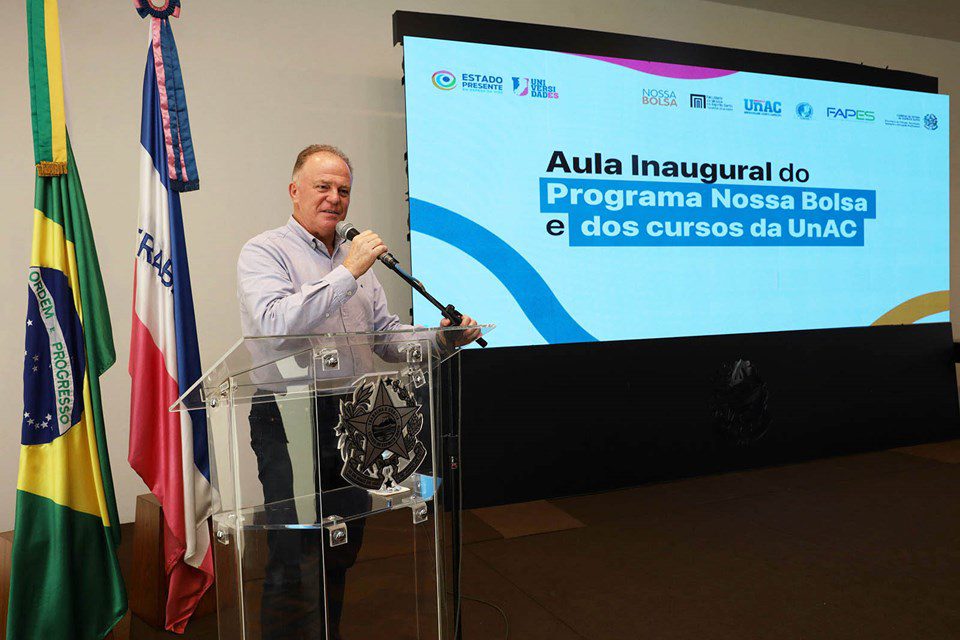 Palácio Anchieta recebe aula inaugural do Nossa Bolsa e da Universidade Aberta Capixaba em 2024