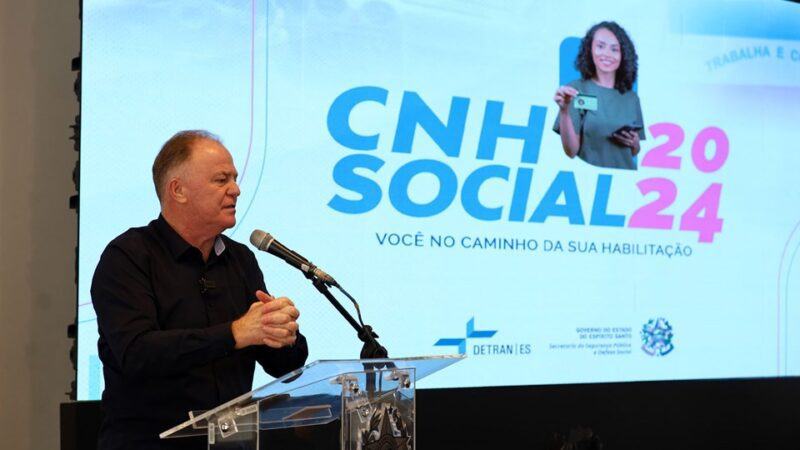 Governo do Estado disponibiliza 7.000 vagas para o CNH Social neste ano