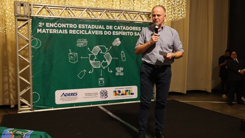 Evento da Aderes reúne Catadores de Recicláveis em Encontro Estadual na Serra