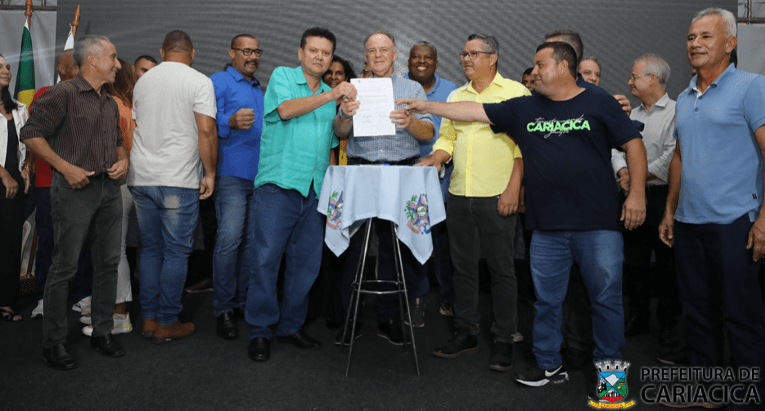 Ordem de serviço é assinada para o início das obras do Complexo Esportivo Hugo Viola