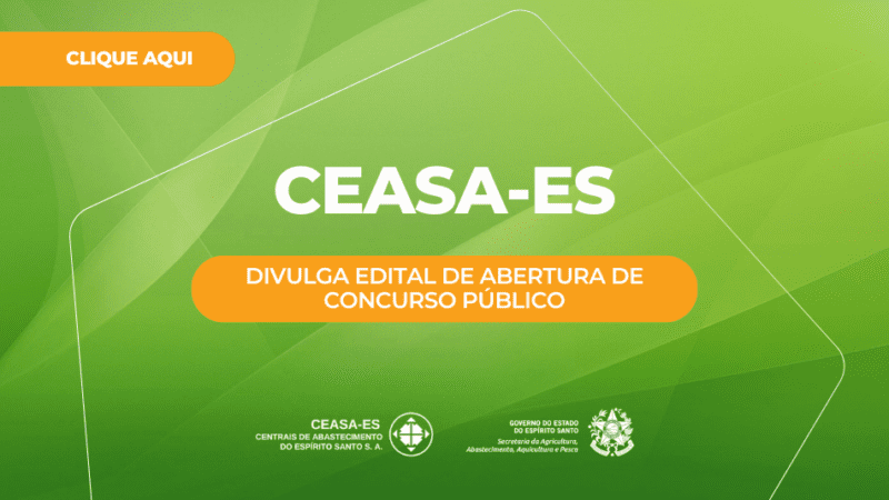 Ceasa-ES lança edital para Concurso Público