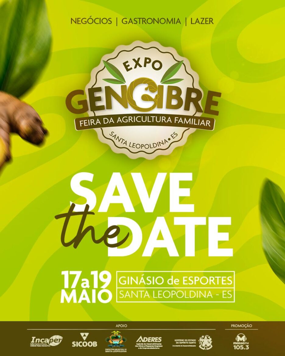 Expo Gengibre destaca a riqueza agrícola e turística de Santa Leopoldina, ES