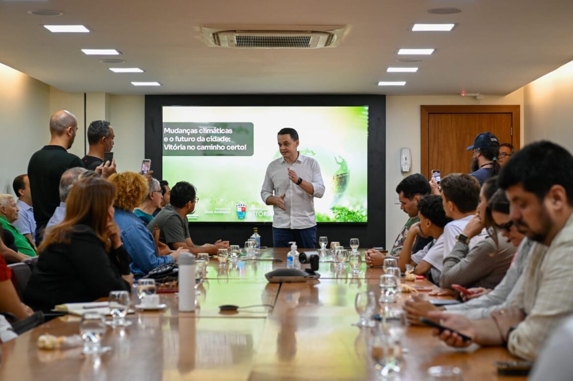 Pazolini cumpre mais uma importante etapa na agenda climática da cidade