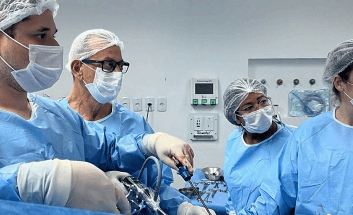 Primeira Cirurgia por Vídeo no Hospital Estadual Roberto Silvares