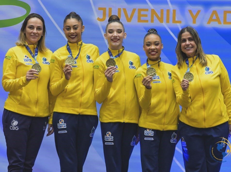Participação dos capixabas leva o Brasil a conquistar 12 medalhas no Pan-Americano de Ginástica Rítmica