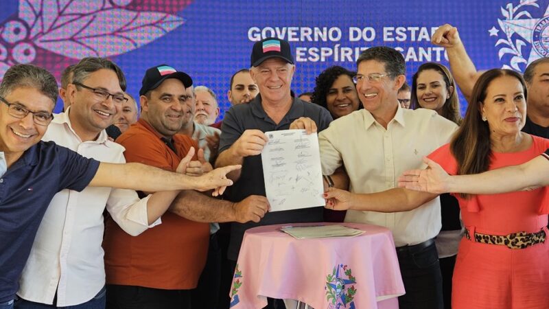 Governo inaugura obras e anuncia edital para pavimentação de rodovia em Divino de São Lourenço
