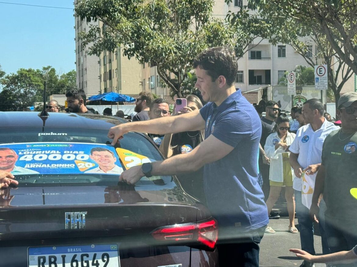 Arnaldinho 20 Ganha Força em Vila Velha com Mega Adesivaço