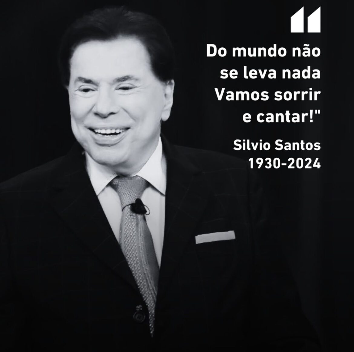 Morre Silvio Santos, fundador do SBT, aos 93 anos