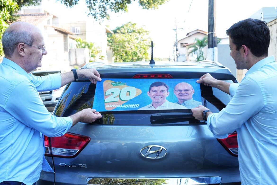 Adesivaço no sábado dá start à campanha de Arnaldinho em Vila Velha