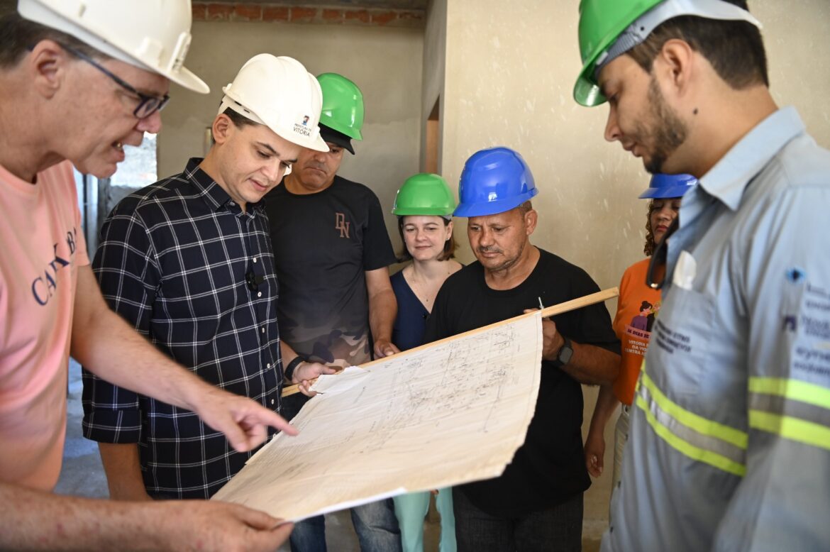 Pazolini acompanha de perto o desenvolvimento das obras do novo CRAS no Território de Itararé!