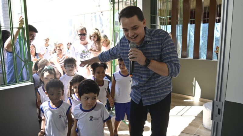 Pazolini marca a inauguração do Centro de Educação Ambiental no Horto de Maruípe