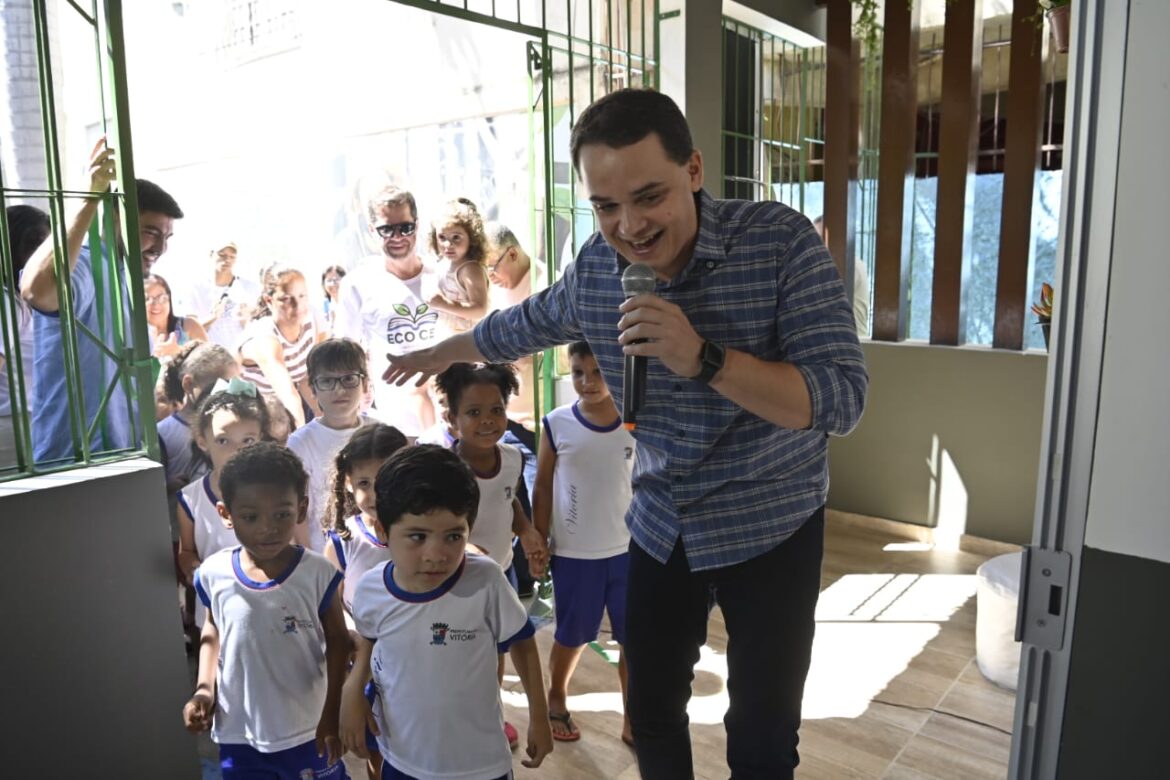 Pazolini marca a inauguração do Centro de Educação Ambiental no Horto de Maruípe